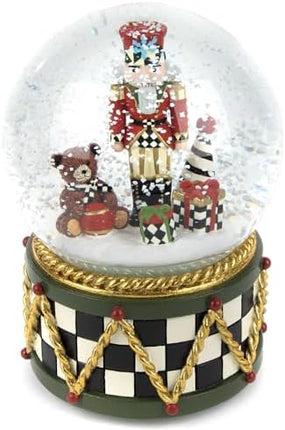 Mackenzie-Childs Nutcracker Globe – Premium Christmas Living Room Decoration