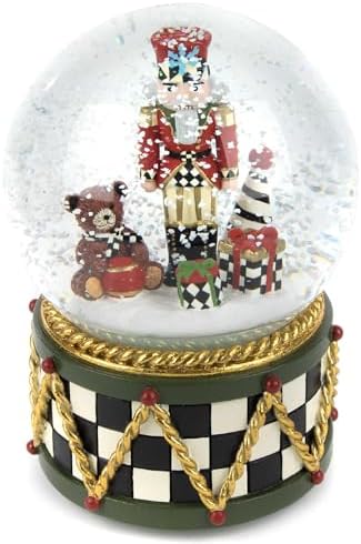 Mackenzie-Childs Nutcracker Globe – Premium Christmas Living Room Decoration