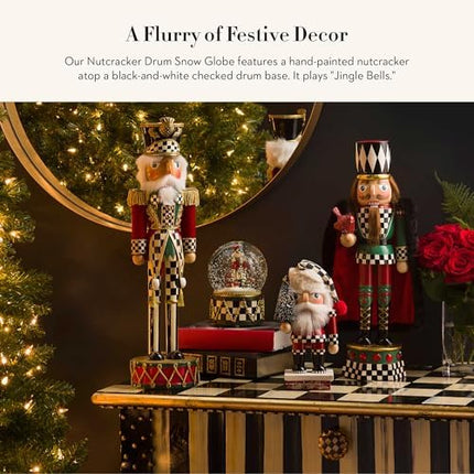 Mackenzie-Childs Nutcracker Globe – Premium Christmas Living Room Decoration