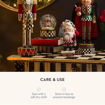 Mackenzie-Childs Nutcracker Globe – Premium Christmas Living Room Decoration
