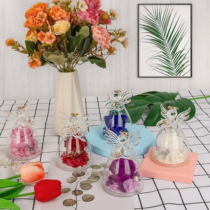 Christmas Angel Rose Gift – Fresh-Look Preserved Flower for Mom or Grandma