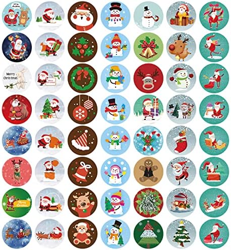 Christmas Sticker Pack 504 PCS – Festive Labels for Kids, Crafts & Party Décor