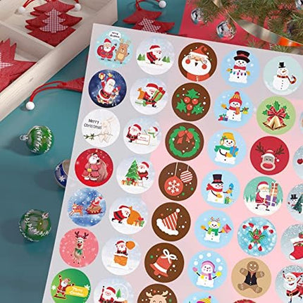 Christmas Sticker Pack 504 PCS – Festive Labels for Kids, Crafts & Party Décor