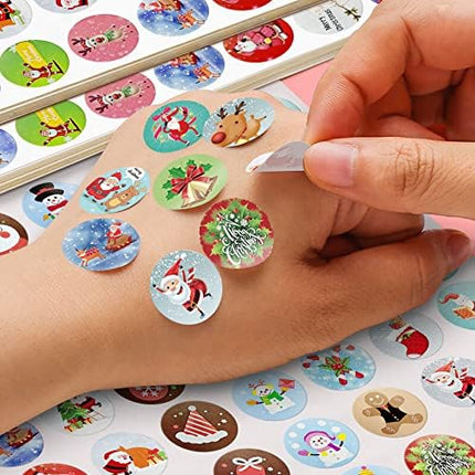 Christmas Sticker Pack 504 PCS – Festive Labels for Kids, Crafts & Party Décor