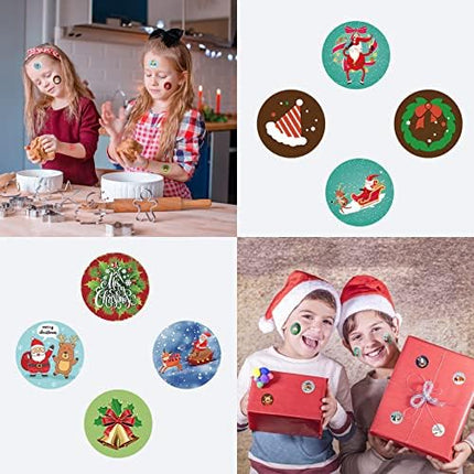Christmas Sticker Pack 504 PCS – Festive Labels for Kids, Crafts & Party Décor