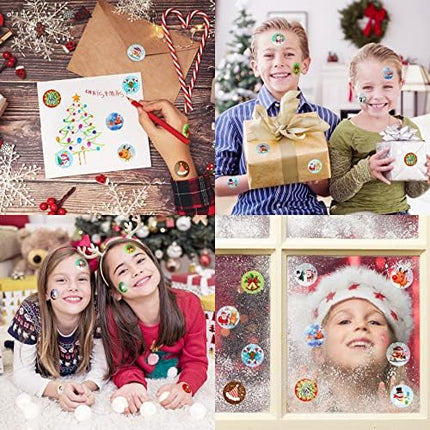 Christmas Sticker Pack 504 PCS – Festive Labels for Kids, Crafts & Party Décor