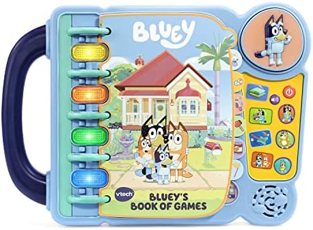 VTech Bluey – Bluey’s Book of Games for Kids, Educational & Fun