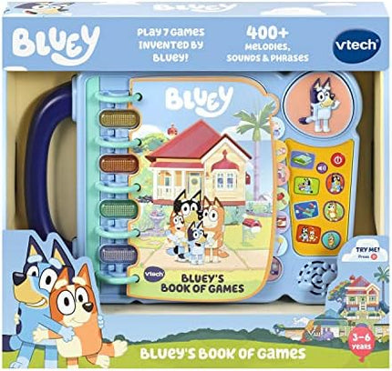 VTech Bluey – Bluey’s Book of Games for Kids, Educational & Fun