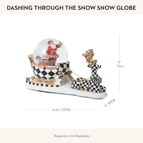 Musical Light-Up Snow Globe by MacKenzie-Childs Christmas Home Decor