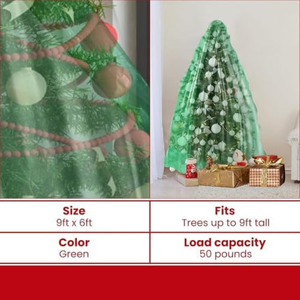 1. VicMore Extra-Large Christmas Tree Disposal Bag – Heavy-Duty Tear-Resistant PE Cover