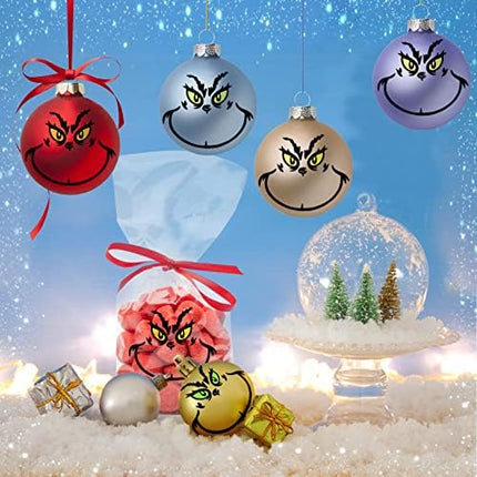 Waterproof Christmas Face Decals 26pcs – Vinyl Stickers for Balls & Home Decor