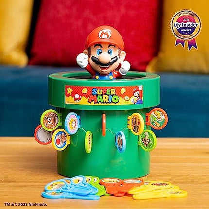 TOMY Pop Up Super Mario Board Game – Family Fun for Kids 4+, 2-4 Players