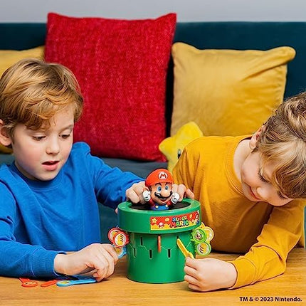 TOMY Pop Up Super Mario Board Game – Family Fun for Kids 4+, 2-4 Players