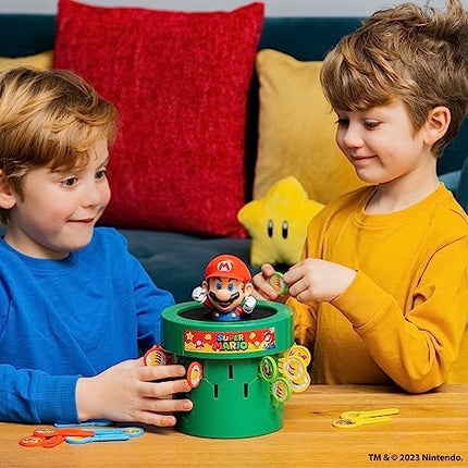 TOMY Pop Up Super Mario Board Game – Family Fun for Kids 4+, 2-4 Players