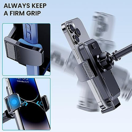 Universal Car Phone Mount, Strong Suction Dashboard Vent Windshield Holder