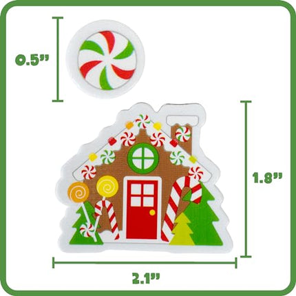 168PCS Christmas Foam Stickers – Self-Adhesive Craft Stickers for Kids