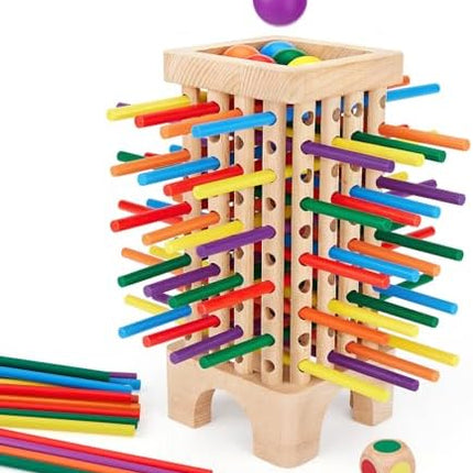 Montessori Wooden Board Game – 42-Color Stick Math & Counting Toy for Kids 3+