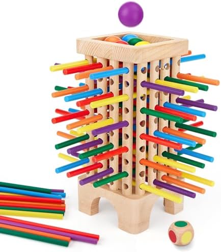 Montessori Wooden Board Game – 42-Color Stick Math & Counting Toy for Kids 3+