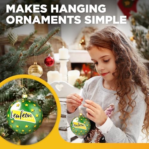 Leafeon Gold Ornament Hooks – 150 Pack Christmas Hangers for Holiday Tree Decor