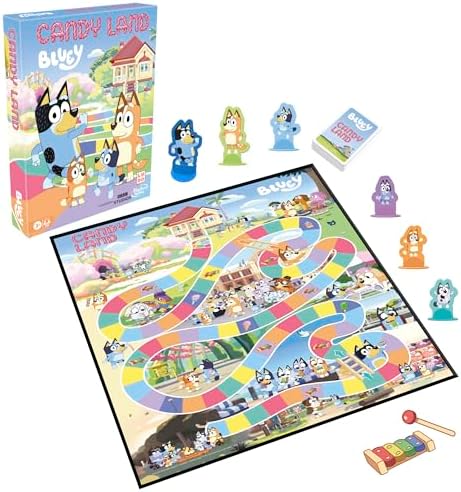 Hasbro Candy Land Bluey Edition – Board Game for Kids 3+, 2-6 Players