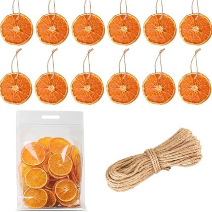 Dried Orange Slices 30 Pcs – Xmas Tree Decoration & Wreath Making Craft Set