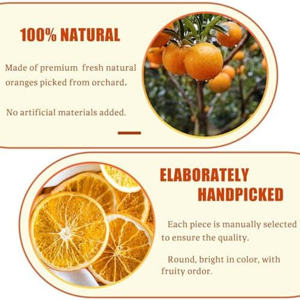 Dried Orange Slices 30 Pcs – Xmas Tree Decoration & Wreath Making Craft Set