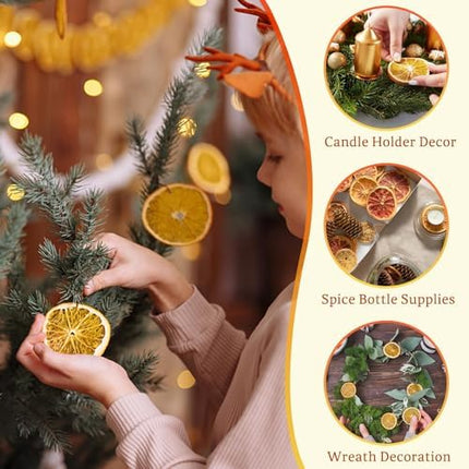 Dried Orange Slices 30 Pcs – Xmas Tree Decoration & Wreath Making Craft Set