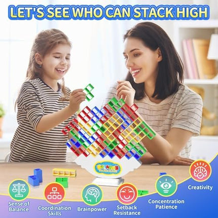 48-Piece Balance Stacking Blocks Game – Fun Family & Travel Toy for Kids