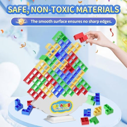48-Piece Balance Stacking Blocks Game – Fun Family & Travel Toy for Kids