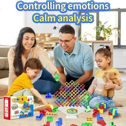 48-Piece Balance Stacking Blocks Game – Fun Family & Travel Toy for Kids