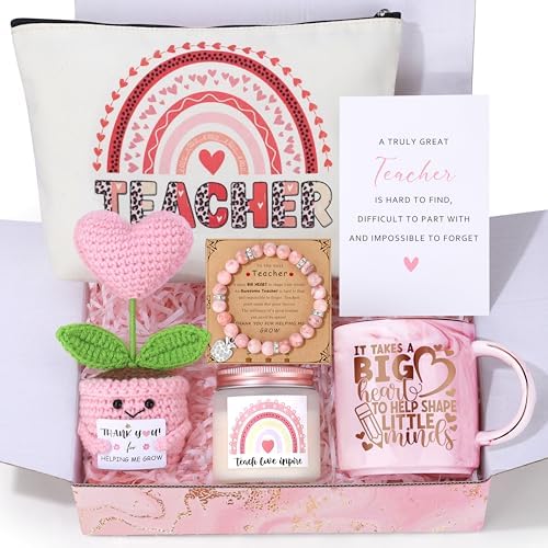 7-Piece Teacher Appreciation Gift Set for Women – Christmas, Graduation, Birthday & More
