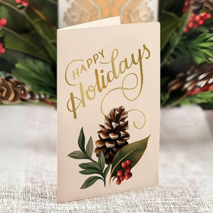 Light-Up 3D Pop-Up Christmas Card FreshCut Paper Holiday Candle Design
