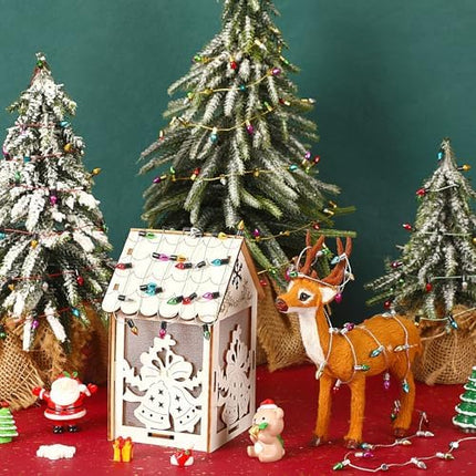 Dollhouse Light String 32.8ft – Mini Christmas LED Garland for Crafts & Displays