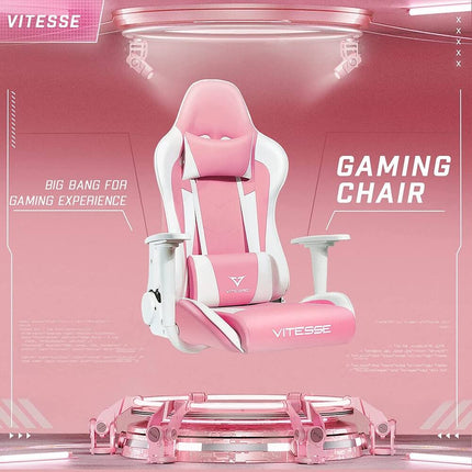 Gaming Chair High Back Ergonomic Office Chair with Lumbar Support Headrest