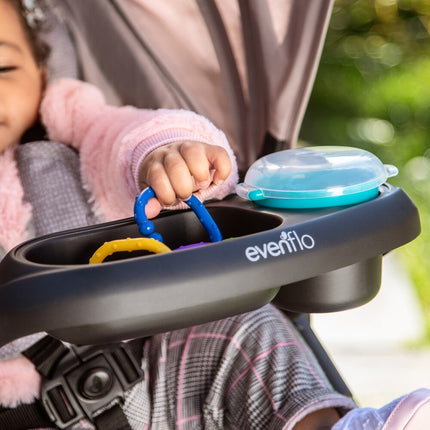 Baby Snack Tray with Cup BPA Free Toddler Feeding Tray Stroller Accessory