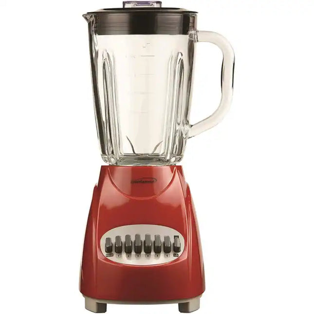 12-Speed Blender with Durable Glass Jar for Smoothies & Food Processing