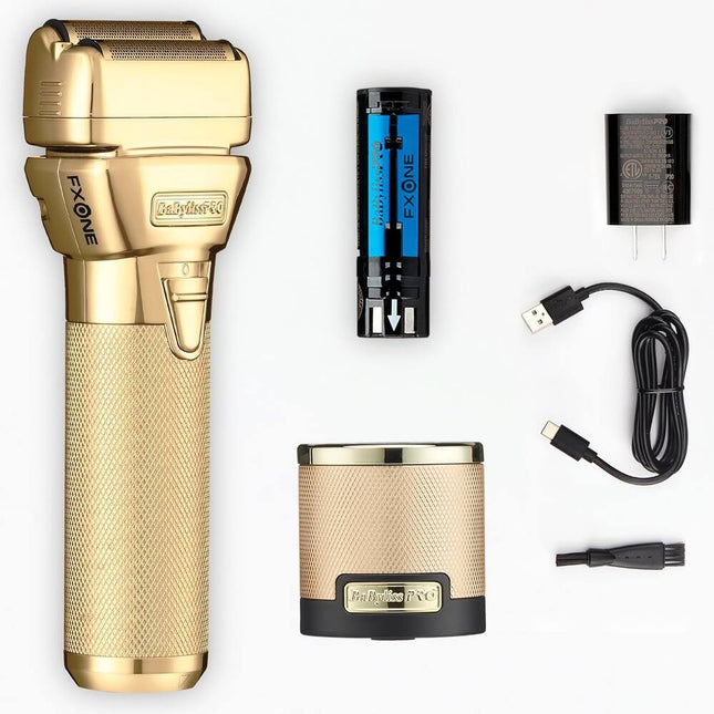 GoldFX FXONE Double Foil Shaver FX79FSG Cordless Barber Grooming Razor