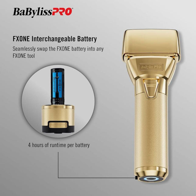 GoldFX FXONE Double Foil Shaver FX79FSG Cordless Barber Grooming Razor