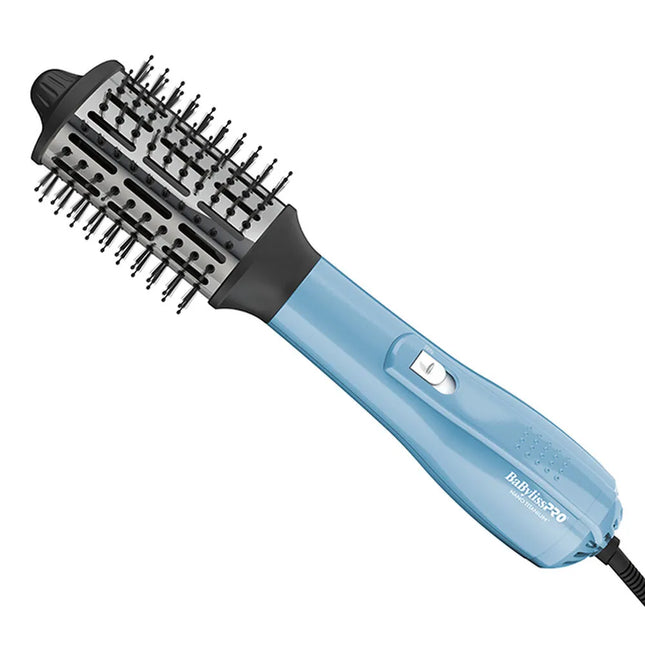 Nano Titanium Oval Ionic Hot Air Brush for Smooth Blowout Styling