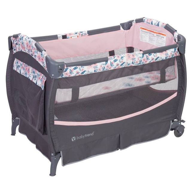 Deluxe II Nursery Center Bluebell Bassinet Baby Playard with Changing Table