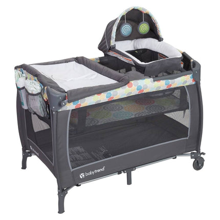 Baby Trend Lil Snooze Deluxe II Nursery Center Full Size Portable Play Yard