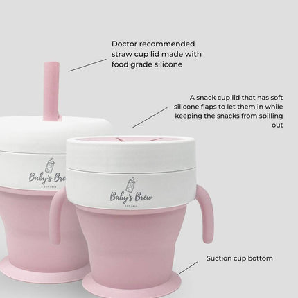 2-in-1 Cup for Snacks and Drinks – Ideal for Home or Travel