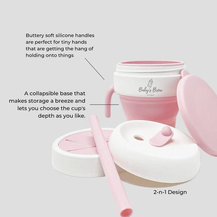 2-in-1 Cup for Snacks and Drinks – Ideal for Home or Travel
