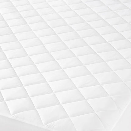 Quilted Hypoallergenic Fitted Mattress Pad – Soft & Protective
