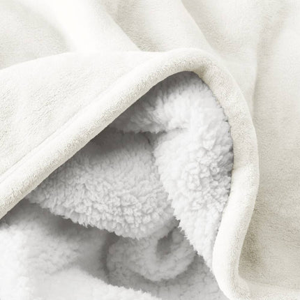 Sherpa Fleece Blanket Reversible Plush Bed Blanket Ultra Soft Cozy Throw