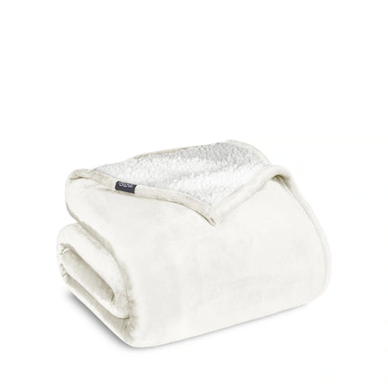 Sherpa Fleece Blanket Reversible Plush Bed Blanket Ultra Soft Cozy Throw