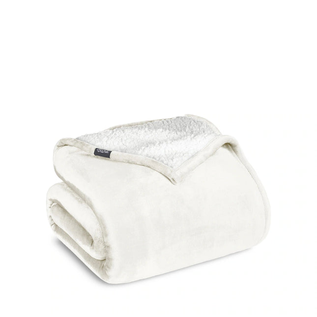 Sherpa Fleece Blanket Reversible Plush Bed Blanket Ultra Soft Cozy Throw