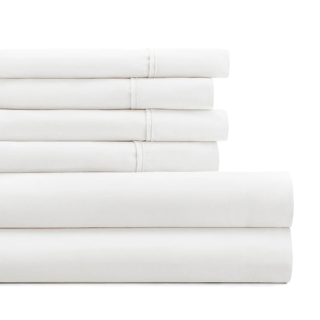 6-Piece Deep Pocket Sheet Set – Double Brushed Luxury Bedding
