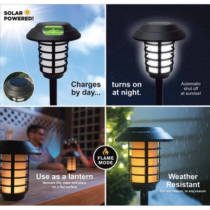 Solar Powered Pathway Lights – Outdoor Garden LED Lighting