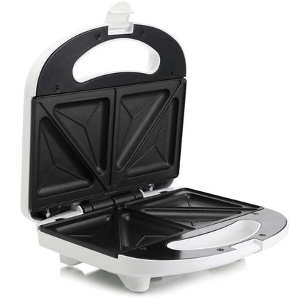 Double Sandwich Maker, Nonstick Toastie Press, Compact Breakfast & Snack Grill, White